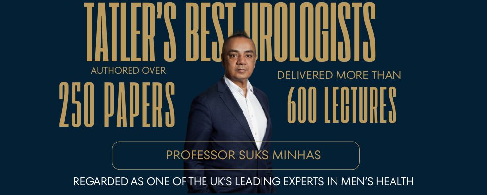 Tatler’s best urologist - Professor Suks Minhas - London Andrology